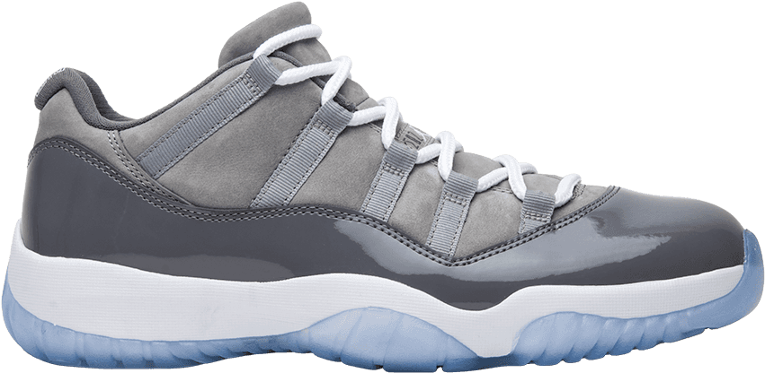 Air Jordan 11 Retro Low 'cool Grey' - Air Jordan (1000x1000), Png Download