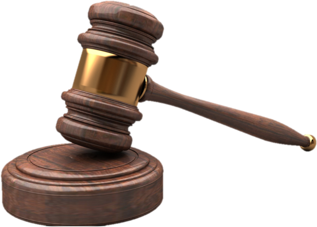 Gavel No Background - Judge Hammer Png (750x500), Png Download