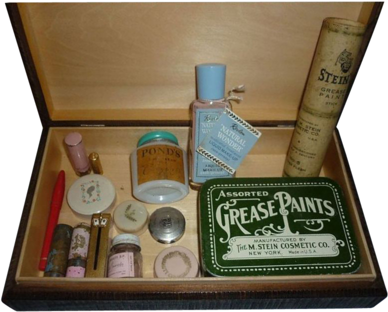 Beauty Products & Make Up 1920's 1960's As Found In - 1920s Beauty Products (775x775), Png Download