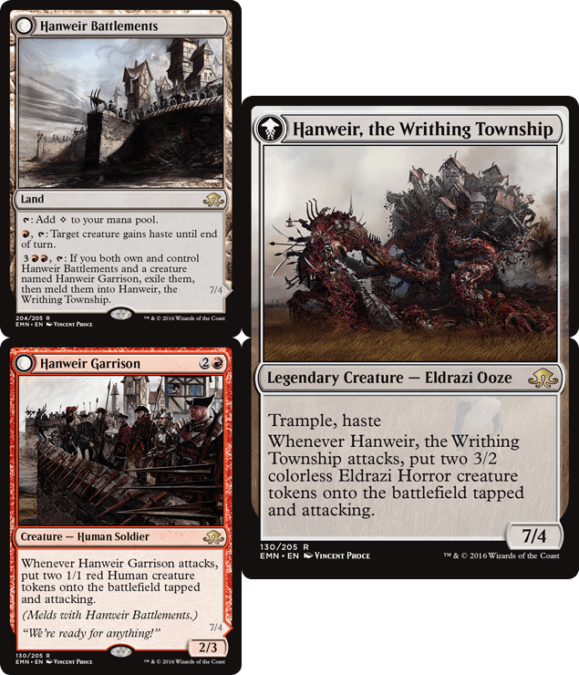 This Only Is Foiled By Very Specific Instant Speed - Hanweir The Writhing Township (635x740), Png Download