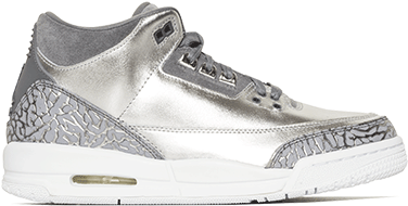 3 Retro Chrome Hc Aa1243-020 - Sneakers (600x900), Png Download