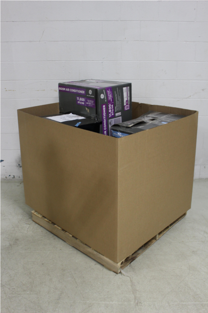 Pallet 18 Pcs Air Conditioners, Laundry New Damaged - Plywood (1000x1000), Png Download