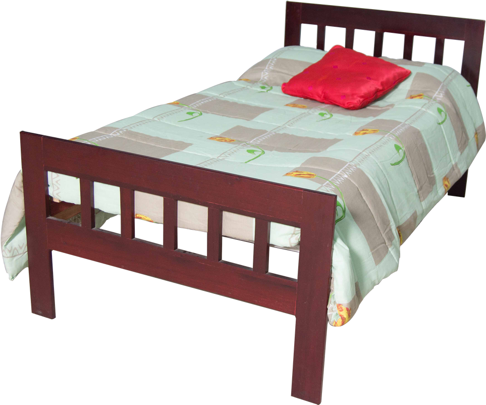 Single Locust Bed Frame - Bed Frame (1080x1080), Png Download
