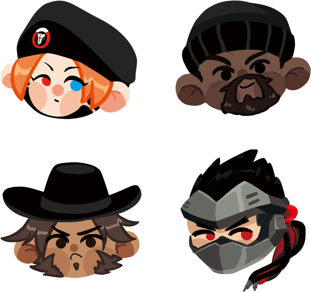 Blackwatch Team > - Cartoon (1280x1280), Png Download