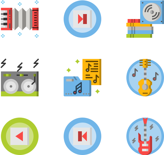 Music - Digital Marketing Icons Vector (600x564), Png Download
