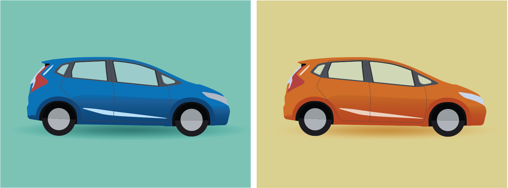 Honda Fit - City Car (1909x601), Png Download