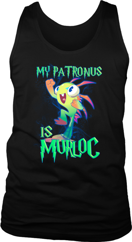 My Patronus Is Murloc T Shirt - My Patronus Is Murloc (1024x1024), Png Download