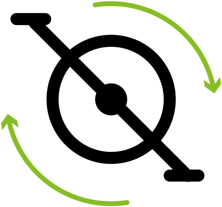 Pedal With Efficient Style & Cadence - Ships Wheel Icon (1001x1001), Png Download