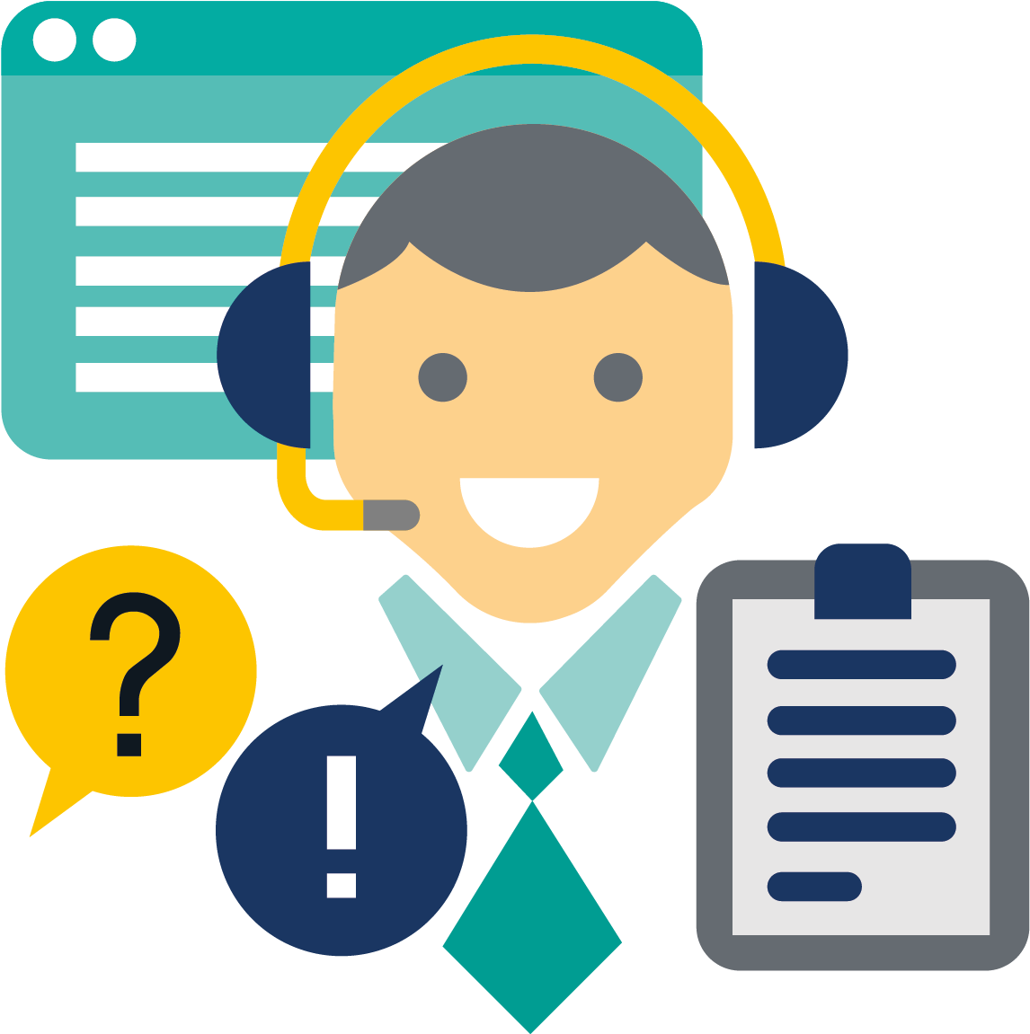 Based In Our Makka Almukarama Road Offices, Our Team - Technical Support (1251x1251), Png Download