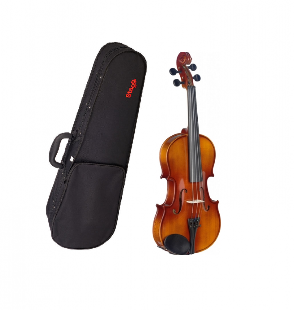 Stagg Model Vl-4/4 Full Size Student Violin With Case, - Violin (1400x1000), Png Download