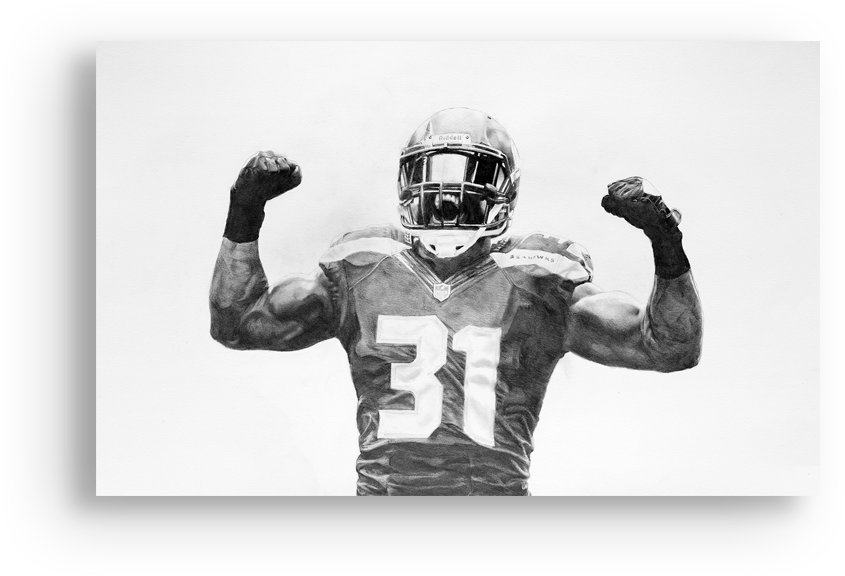 More Art You Might Like - Kam Chancellor Flex (936x936), Png Download