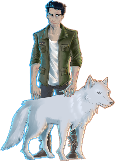 Is This Your First Heart - Wolfdog (500x691), Png Download