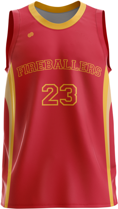 Fireballers Basketball Jersey - Sports Jersey (700x700), Png Download