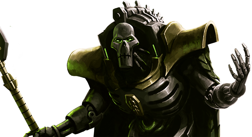Shipyards Are Needed To Rebuild Your Destroyed Fleets, - Battlefleet Gothic Armada 2 Necron Portraits (871x475), Png Download