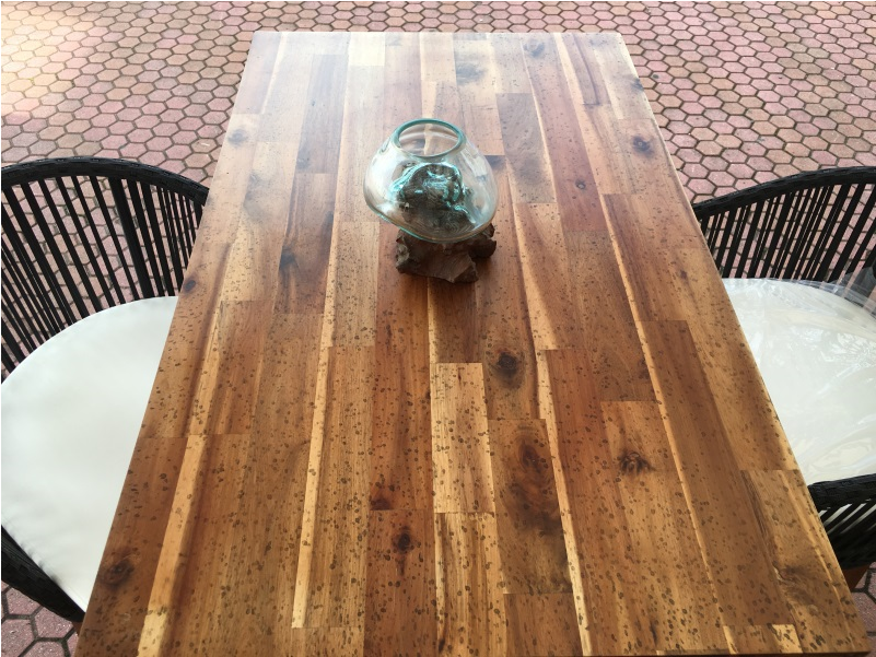 Acacia Bar Table Set - Table (800x800), Png Download
