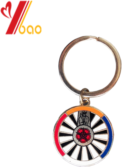 Cute Banana Chain Metal 2d/3d Keychain With Customized - Keychain (750x750), Png Download