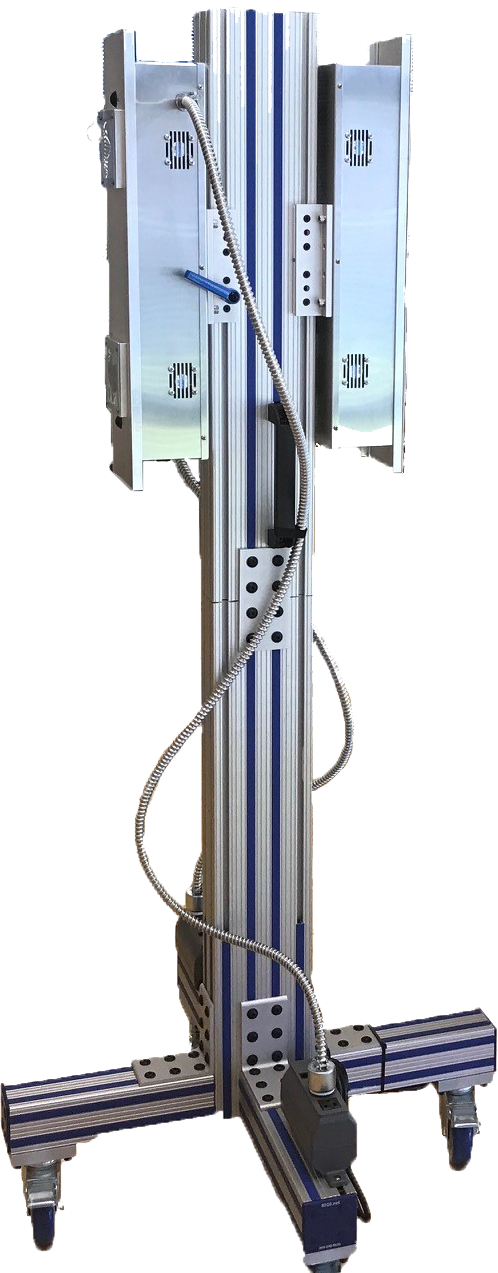 Broad Spectrum Uv Germ-killer - Gas Pump (498x1273), Png Download