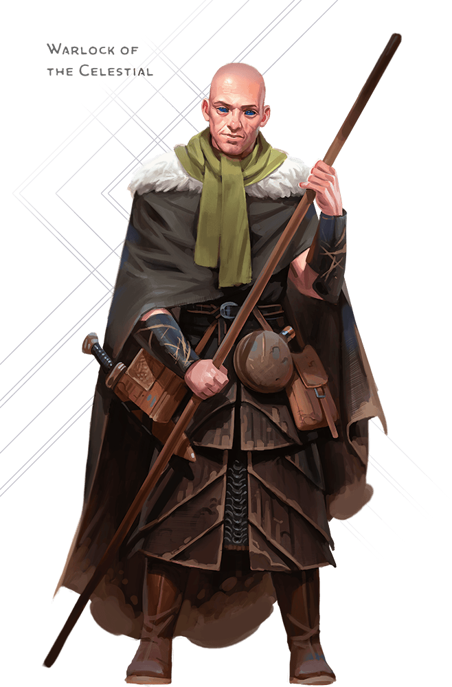 C-warlock - Celestial Warlock (658x1000), Png Download