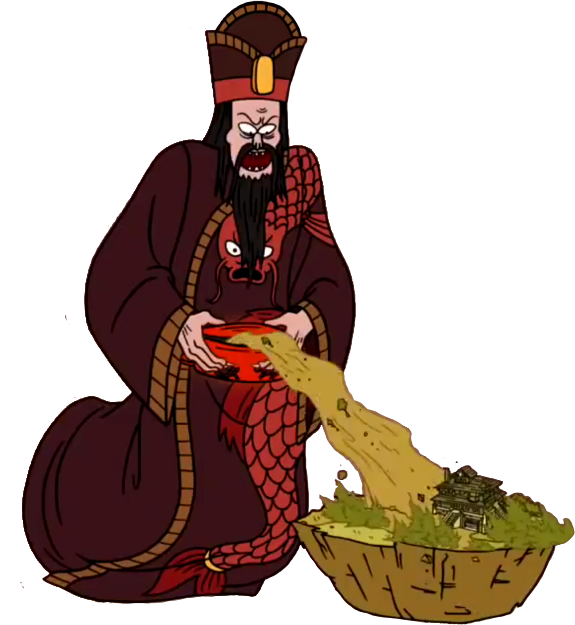 Warlock - Regular Show Warlock (1230x1354), Png Download