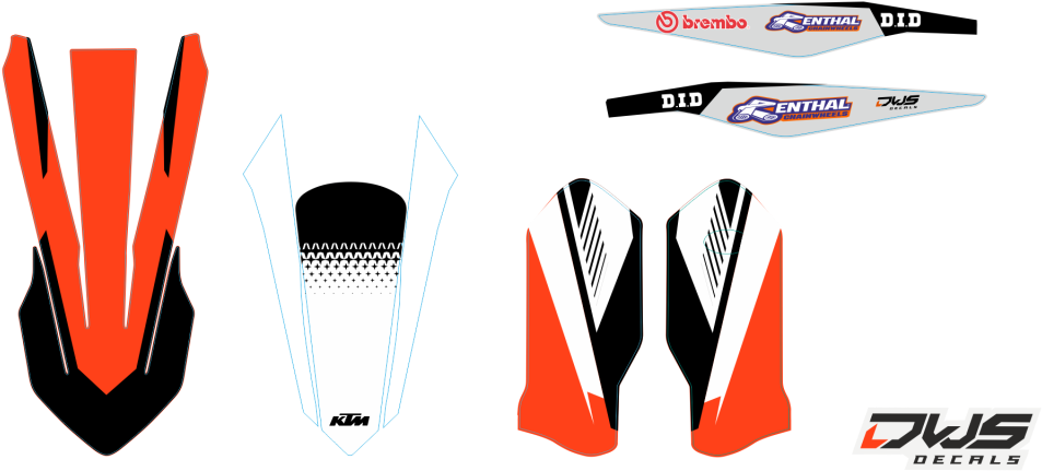 Trimset Ktm Sx-f Sx 125 150 250 350 450 2016/2018 Model - Carmine (1024x502), Png Download