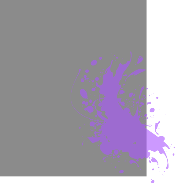 Purple Splat Clip Art At Clker - Ink (570x595), Png Download
