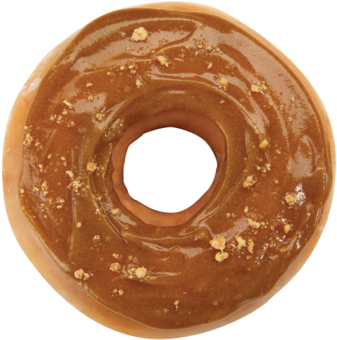 Salted Caramel An Unglazed Shell Filled With A Salted - Ciambella (650x601), Png Download