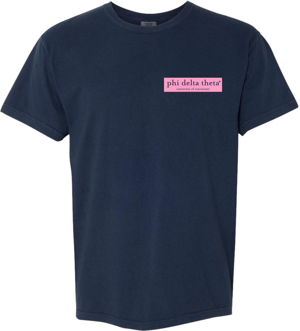 Phi Delta Vineyard Vines Front - University Of Cincinnati Grandpa T Shirt (1000x1102), Png Download