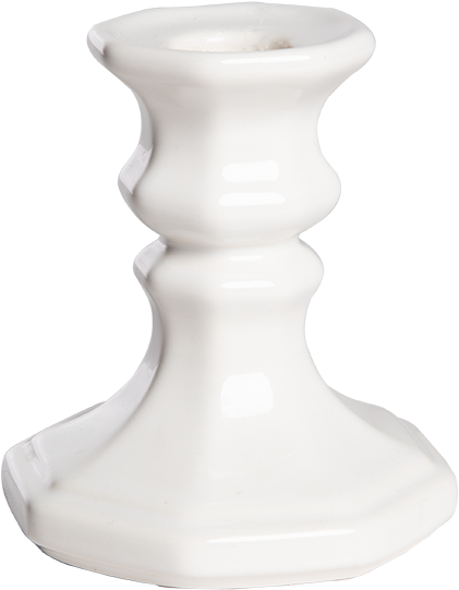 White Porcelain Candlestick - Baluster (1500x1500), Png Download