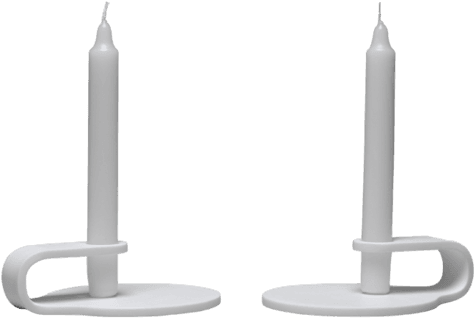 Hole Candlestick Holder Blanc Treniq 2 - Unity Candle (572x550), Png Download