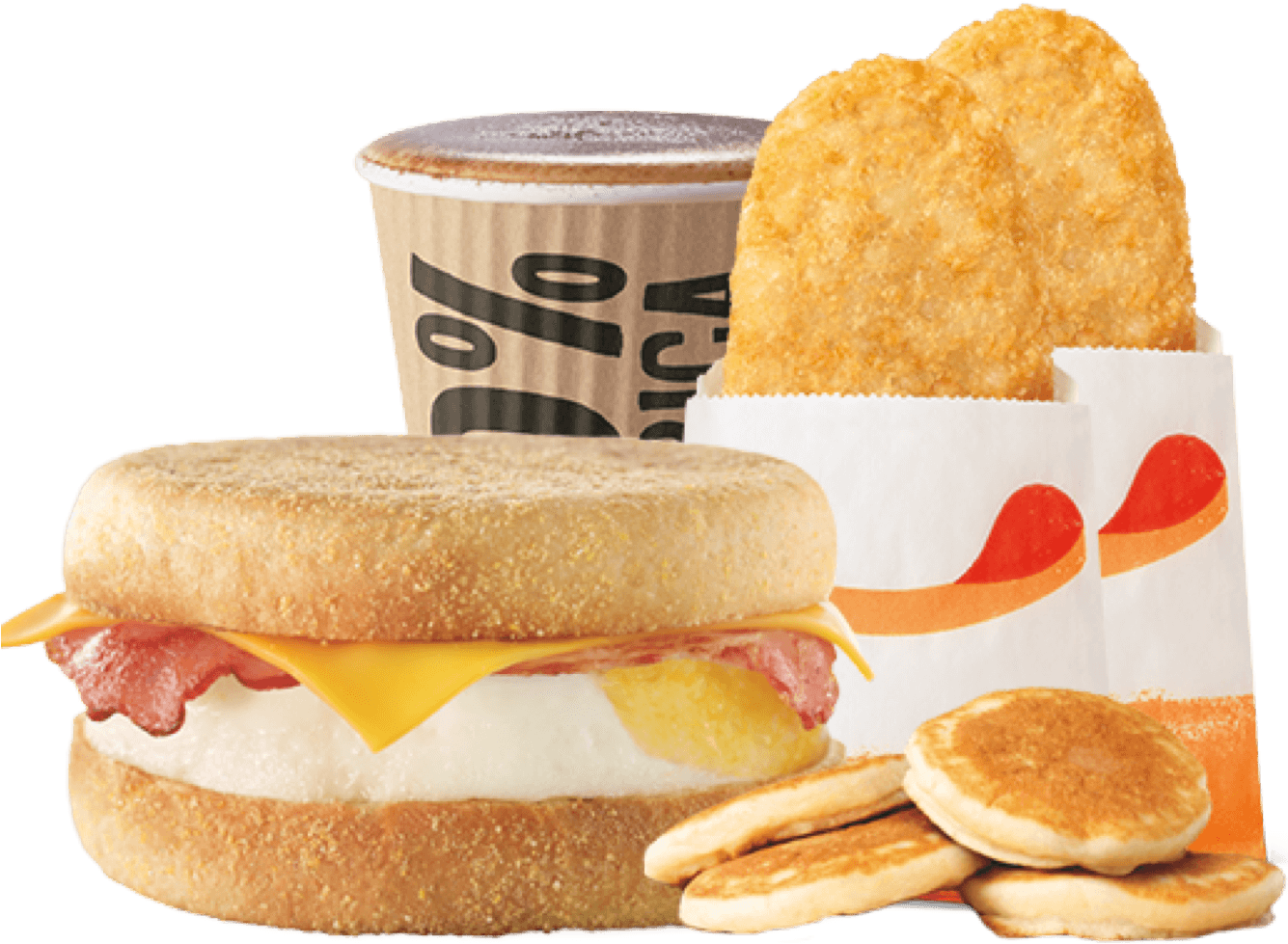 Bacon & Egg Muffin Super Stunner - Bacon And Egg Muffin Hungry Jacks (1600x1200), Png Download