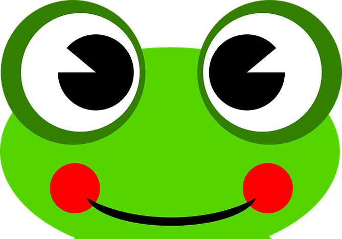 The Adventures Of Copyright - Baby Frog Clip Art (669x467), Png Download