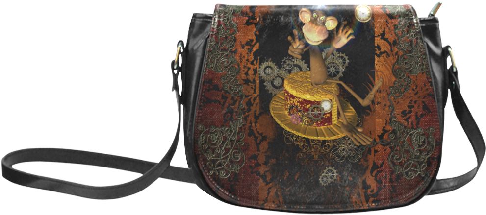 Steampunk, Funny Monkey Classic Saddle Bag/small - Trick R Treat Sam Purse (1000x1000), Png Download