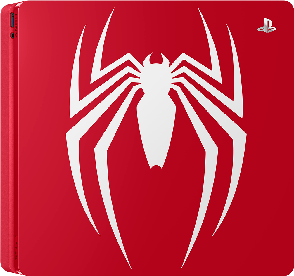 Playstation 4 1tb Marvel's Spider-man Limited Edition - Spider Man Ps4 Console (1500x1500), Png Download