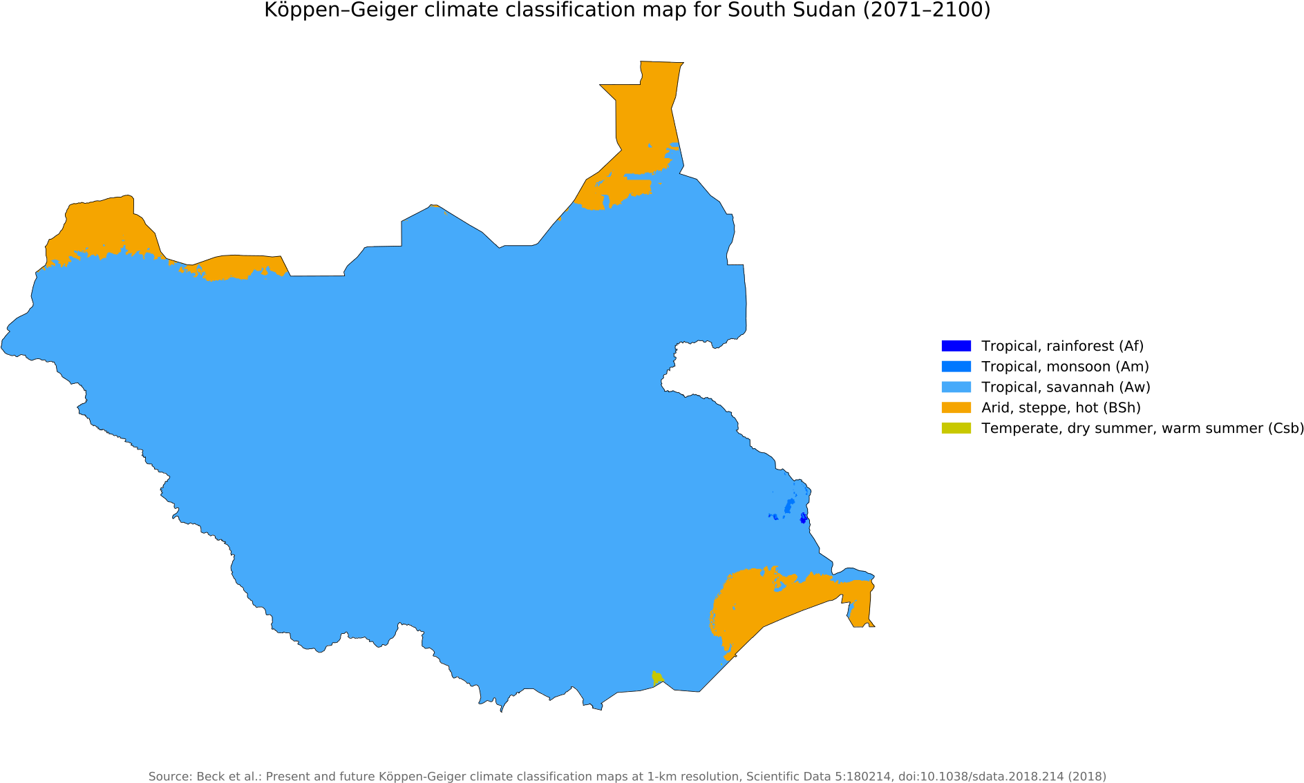 Open - South Sudan Satellite Map (2000x1149), Png Download
