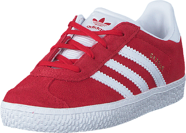 Gazelle I Scarlet/ftwr White/gold Foil - Adidas Shoes Limited Edition (705x507), Png Download