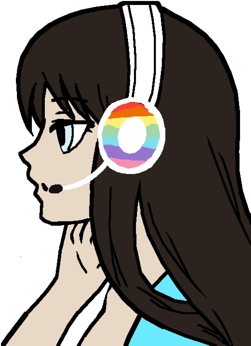 Except I Have Brown Eyes - Aphmau Drawings (1008x1392), Png Download