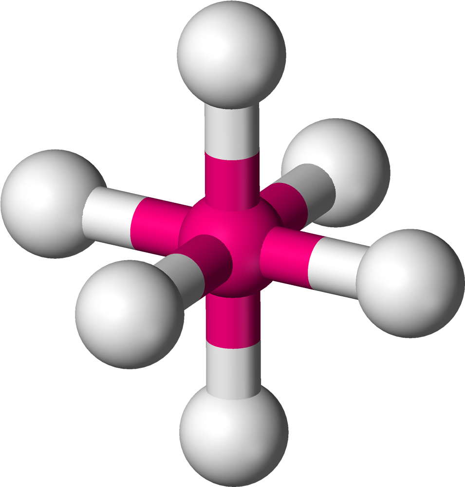 Ax6 Molecular Geometry (1054x1100), Png Download