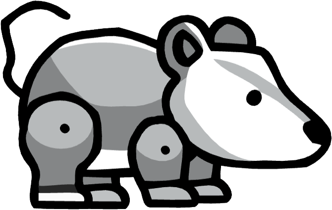 Opossum - Scribblenauts Unlimited Wombat (764x477), Png Download