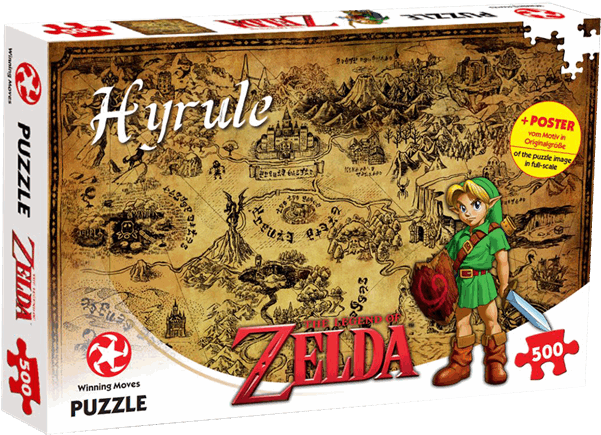The Legend Of Zelda - Puzzle Zelda Mapa (600x600), Png Download