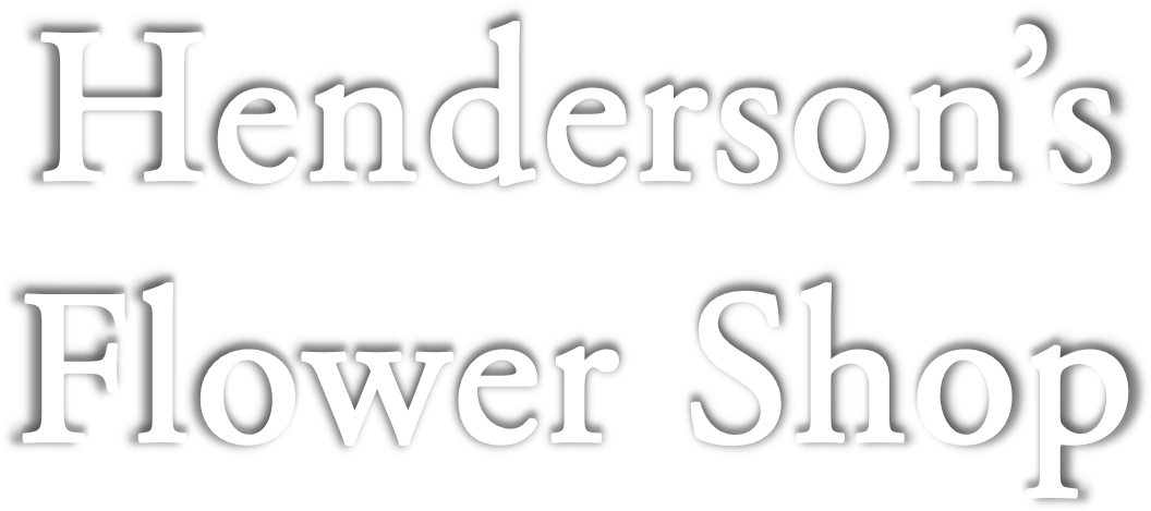 Henderson's Flower Shop - Calligraphy (1541x709), Png Download