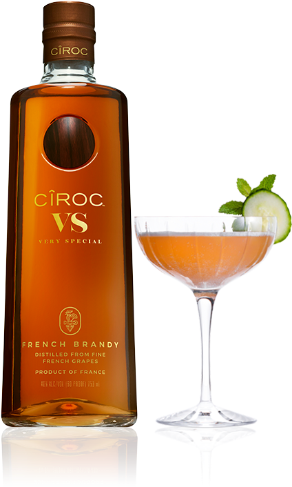 French Shade Cocktail Made With Cîroc Vs Brandy - Ciroc Vs Very Special French Brandy (425x803), Png Download