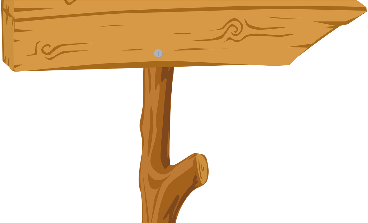 Wood Sign Clip Art - Table (1200x715), Png Download