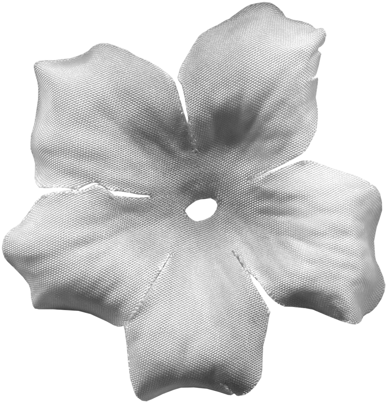 Adding Color To Grayscale Template - Grayscale Flower Png (791x823), Png Download