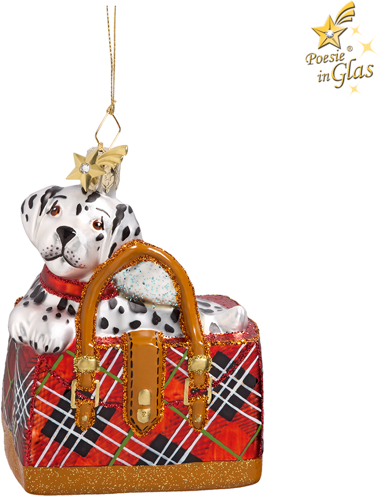 Tartan Handbag With Dalmatian - Handbag (1000x1000), Png Download