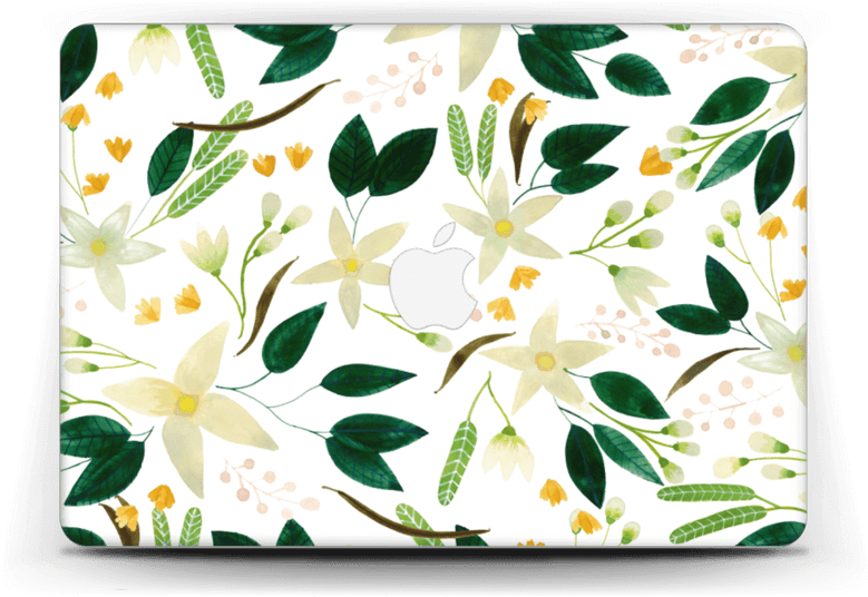 Vanilla Skin Macbook Air 13” - Jasmine (800x562), Png Download
