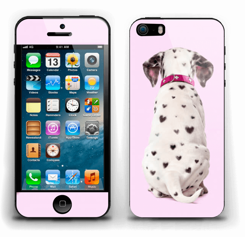 Dalmatian Love Skin Iphone 5s - Iphone 4 (800x775), Png Download
