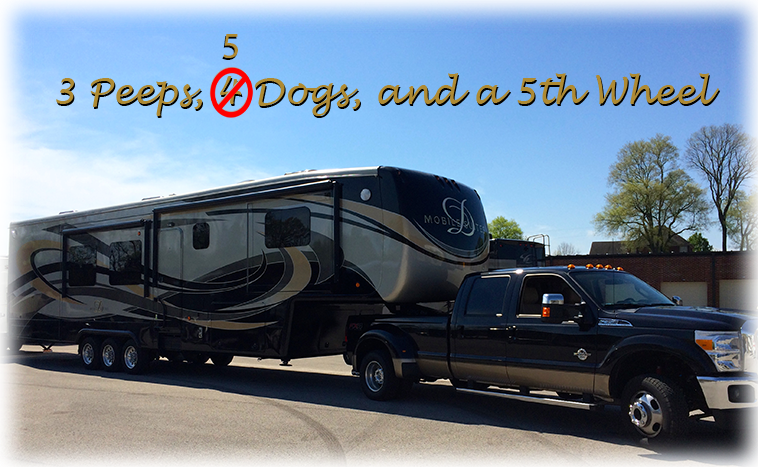 3 Peeps, 4 Dogs, And A 5th Wheel - Ford F-series (758x467), Png Download