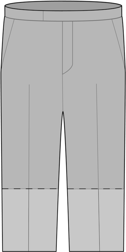 Knee Lining - Pocket (1000x1000), Png Download