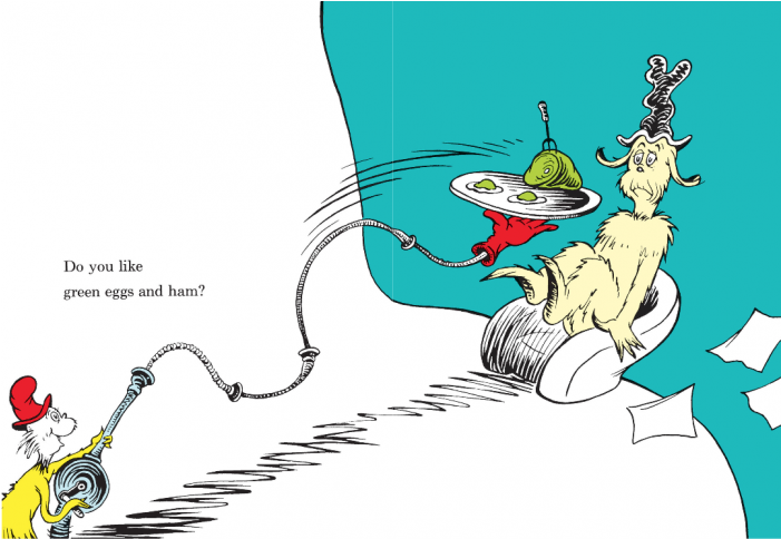 A Classic Case Of Dr - Green Eggs And Ham Last Pages Book (700x700), Png Download