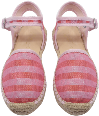 Plage Girls' Espadrilles Bubblegum Pink - Sandal (600x600), Png Download